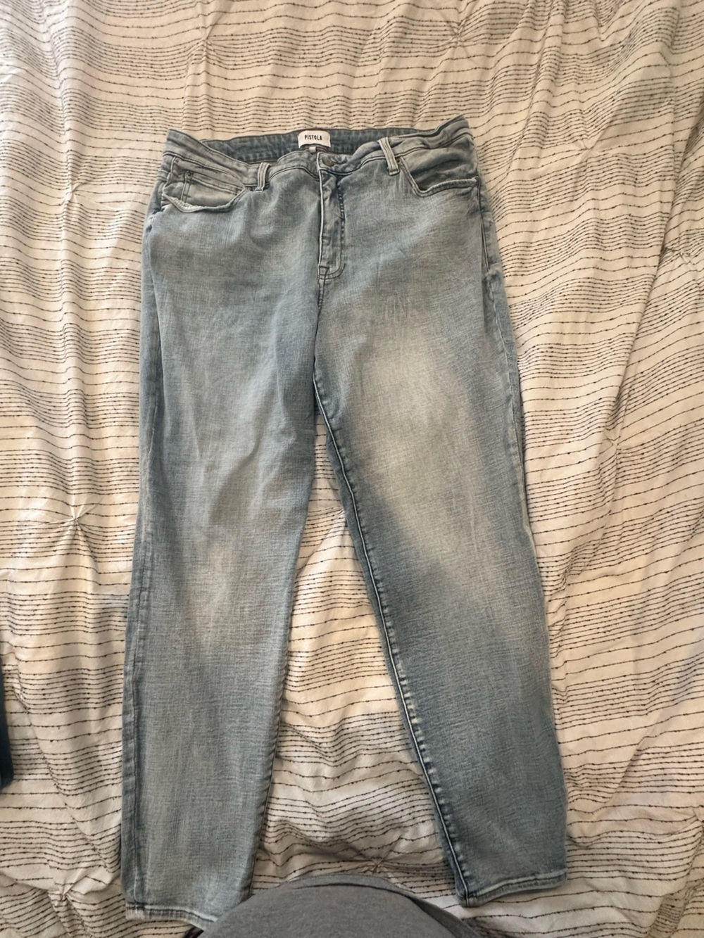 pistola Light Wash Slim Straight Men's Jeans